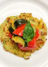 Ricetta Rosti di zucchine con verdure miste saltate