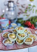 Ricetta Bon bon di cioccolato bianco e frutta secca
