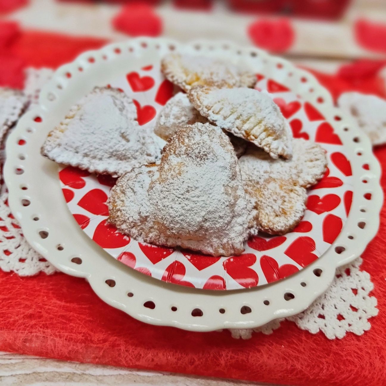 Cuori di San Valentino ripieni di nutella