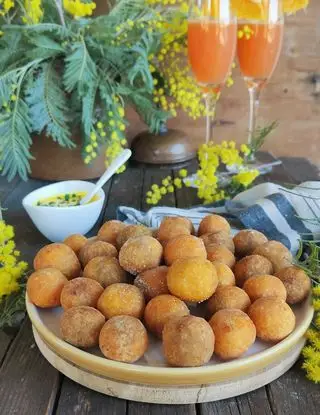 Ricetta Sfere "Mimosa" ricotta e zafferano di _paola_catalano