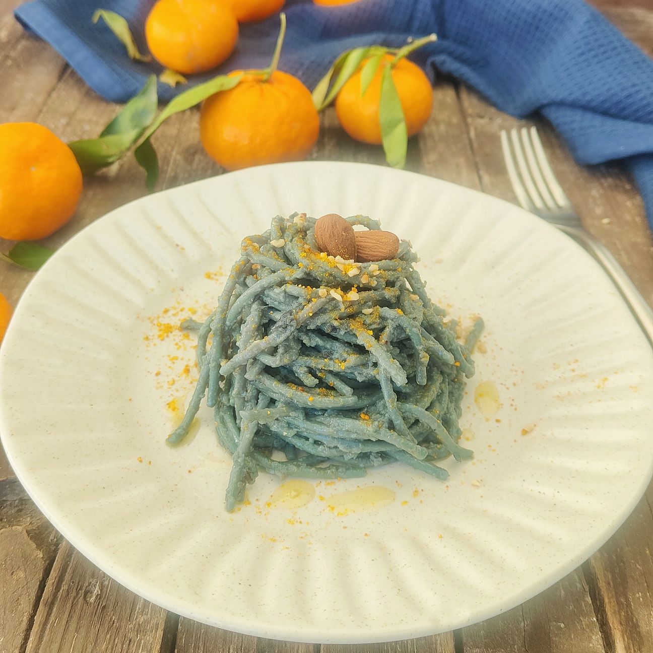 Spaghetti blu