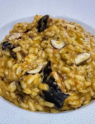 Ricetta Risotto con burrata, crema di melanzane e nocciole di robertoscianna83