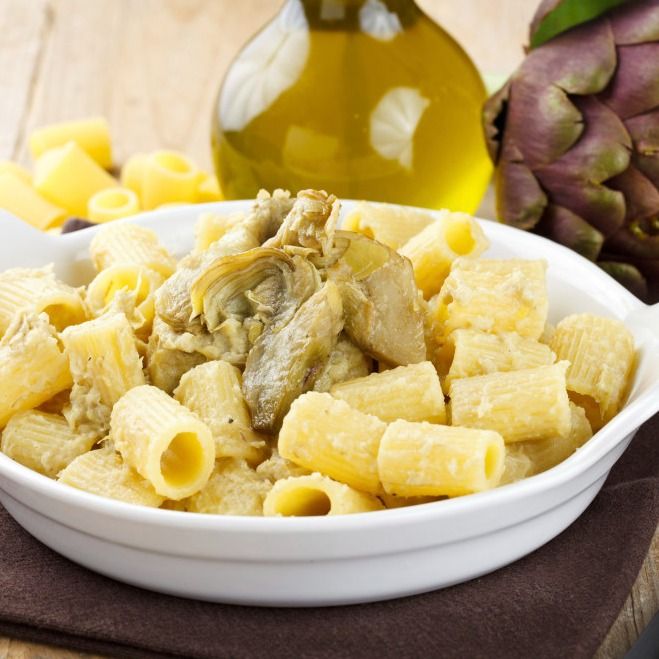 Carbonara di carciofi