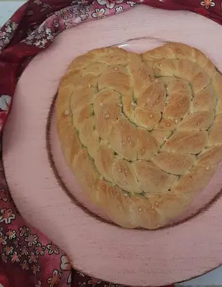 Ricetta Cuore di pane intrecciato ❤ di anna_di_meo