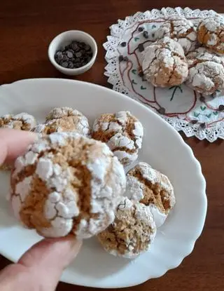 Ricetta Biscotti lava con farina di castagne e gocce di cioccolato di anna_di_meo