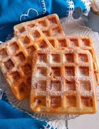 Ricetta Waffle al profumo di albicocca di anna_di_meo