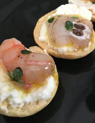 Ricetta Friselline con crostacei e stracciatella di Papachef.italia