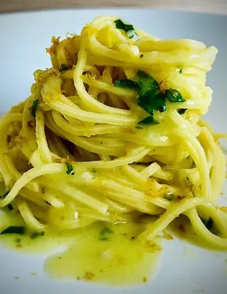 Ricetta 🌾Spaghetti quadrati con bottarga 😋  di Papachef.italia