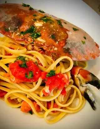 Ricetta Linguine con granchio 🦀 #vigilia di Papachef.italia