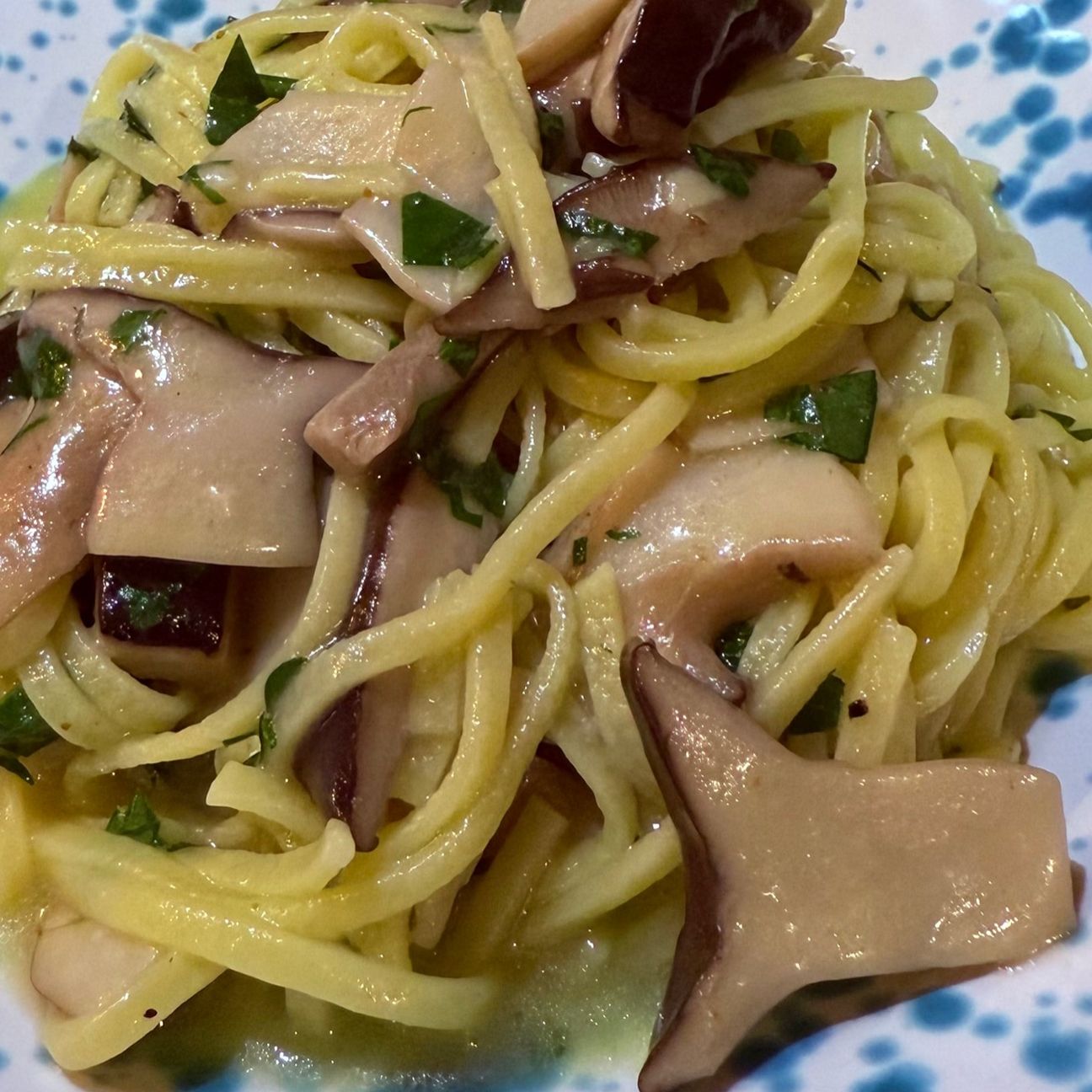 Tagliolini ai funghi cardoncelli