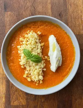 Ricetta Cous cous con crema di carote 🥕 e robiola ! di emanuela050