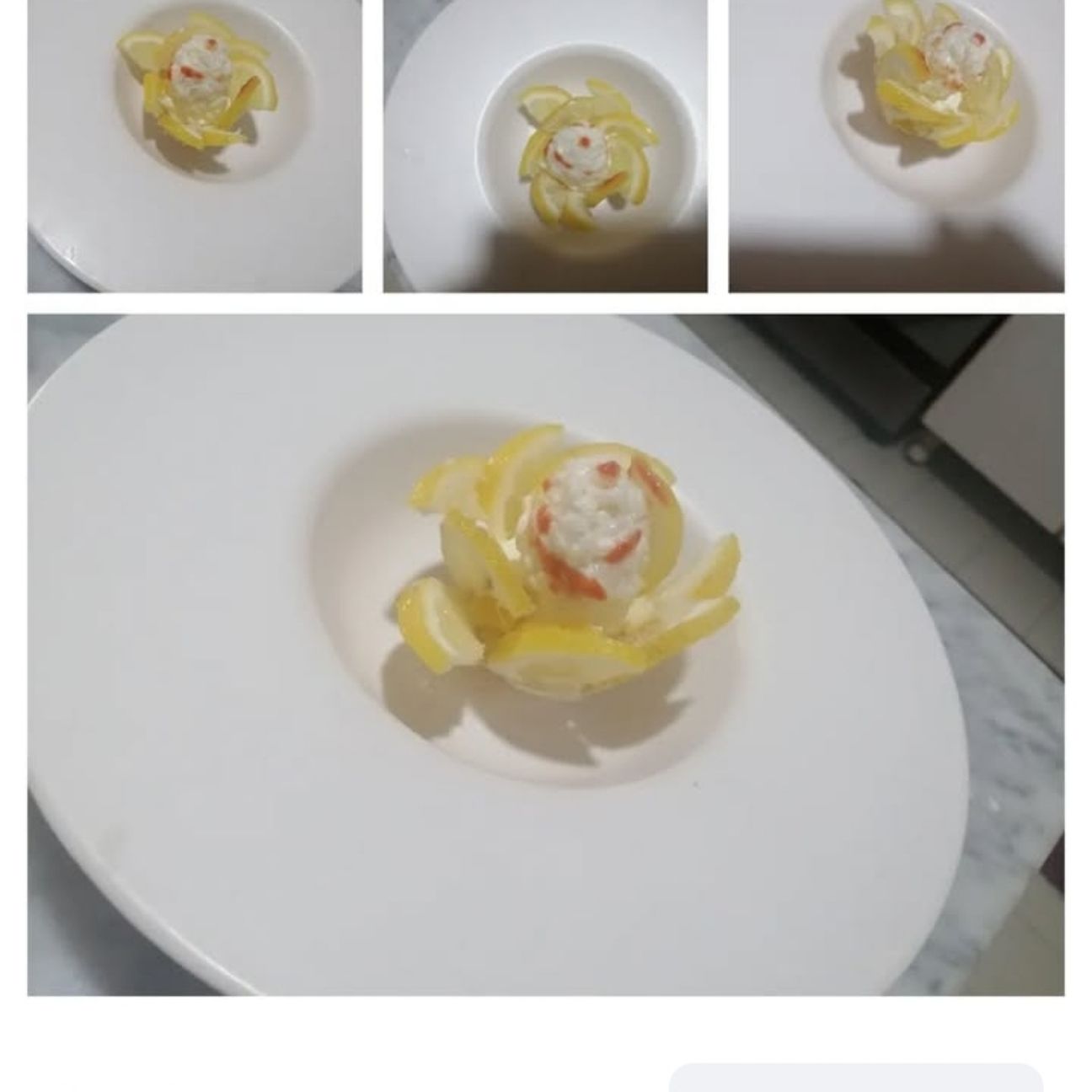Risotto freddo in crema di limone