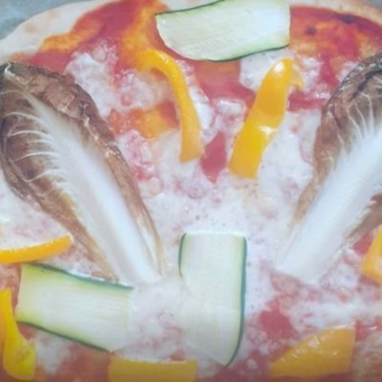 Pizza vegetariana senza lievito e bicarbonato