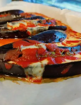 Ricetta Melanzane a ventaglio con mozzarella e pomodoro! di silvia374