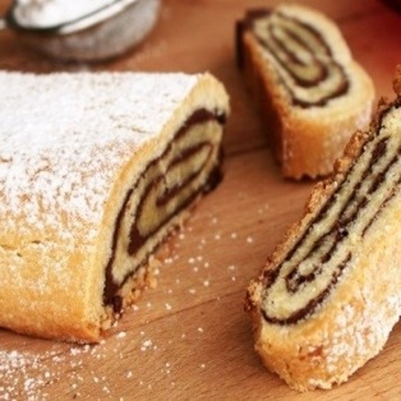 Biscotti arrotolati alla Nutella