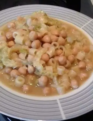 Ricetta Minestra di ceci e verza. di silvia390