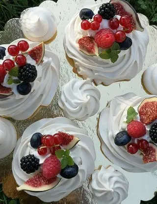 Ricetta Mini pavlova di marina3