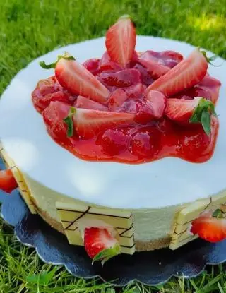 Ricetta Cheesecake alle fragole senza cottura di marina3