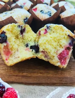Ricetta Muffin con frutti di bosco di marina3