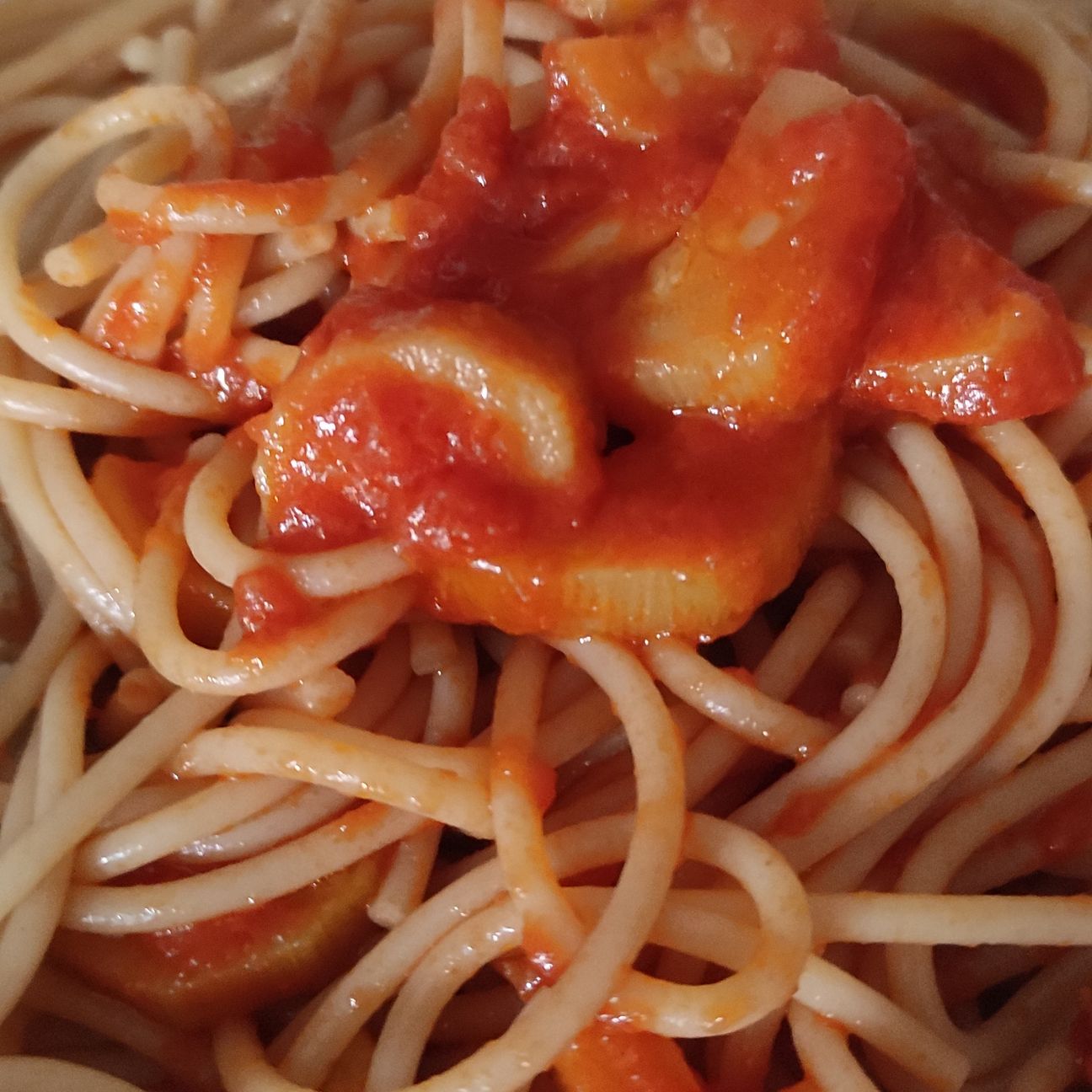 Spaghetti con zucchine