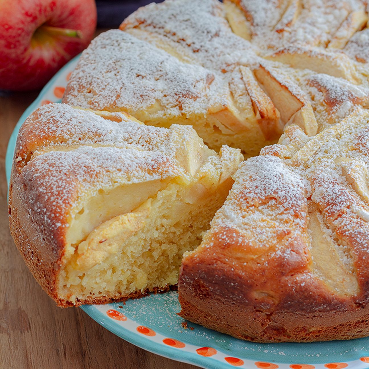 Torta di mele e ricotta