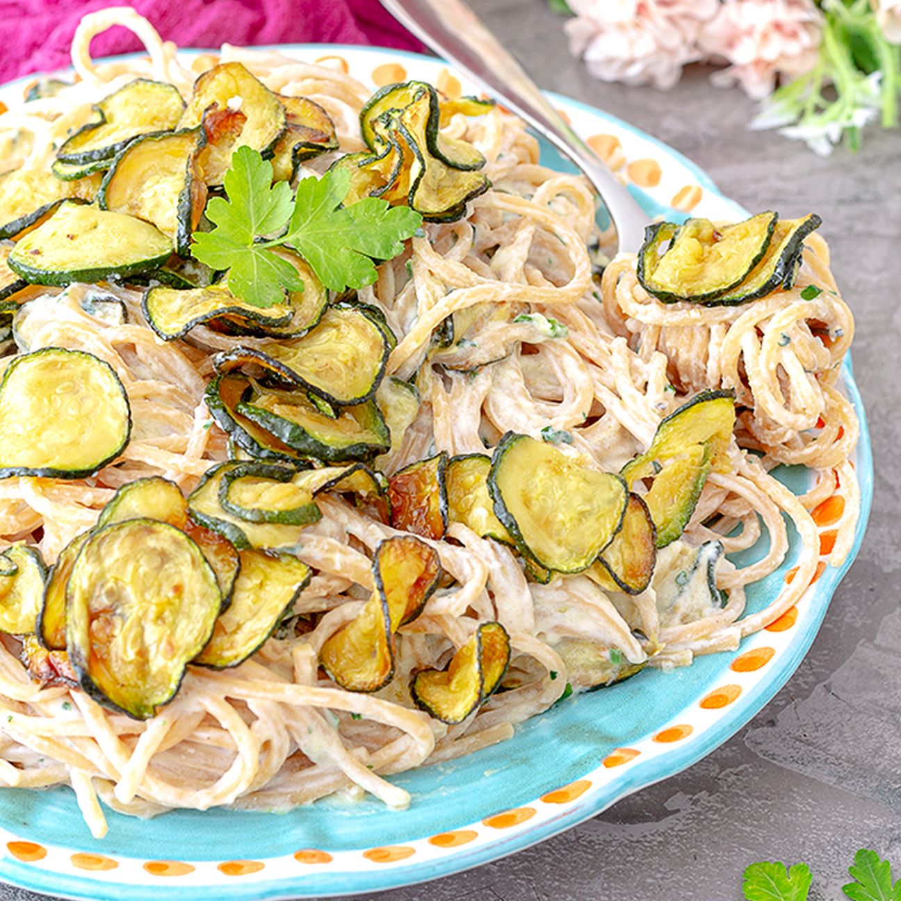 Pasta zucchine e ricotta