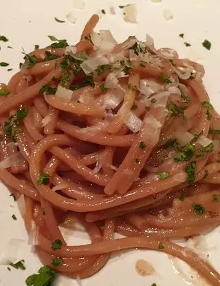 Ricetta Spaghettoni al vino rosso e pecorino di robertobabbilonia