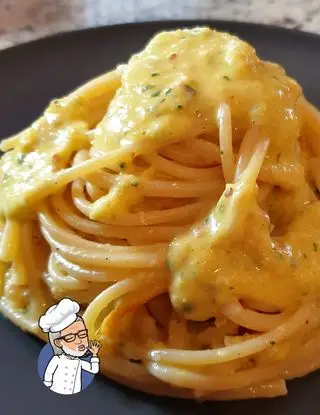 Ricetta Spaghetti al pesto di agrumi e mandorle di robertobabbilonia