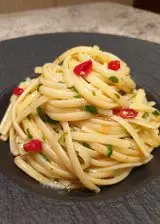 Ricetta Linguine aglio, olio, peperoncino e colatura di alici