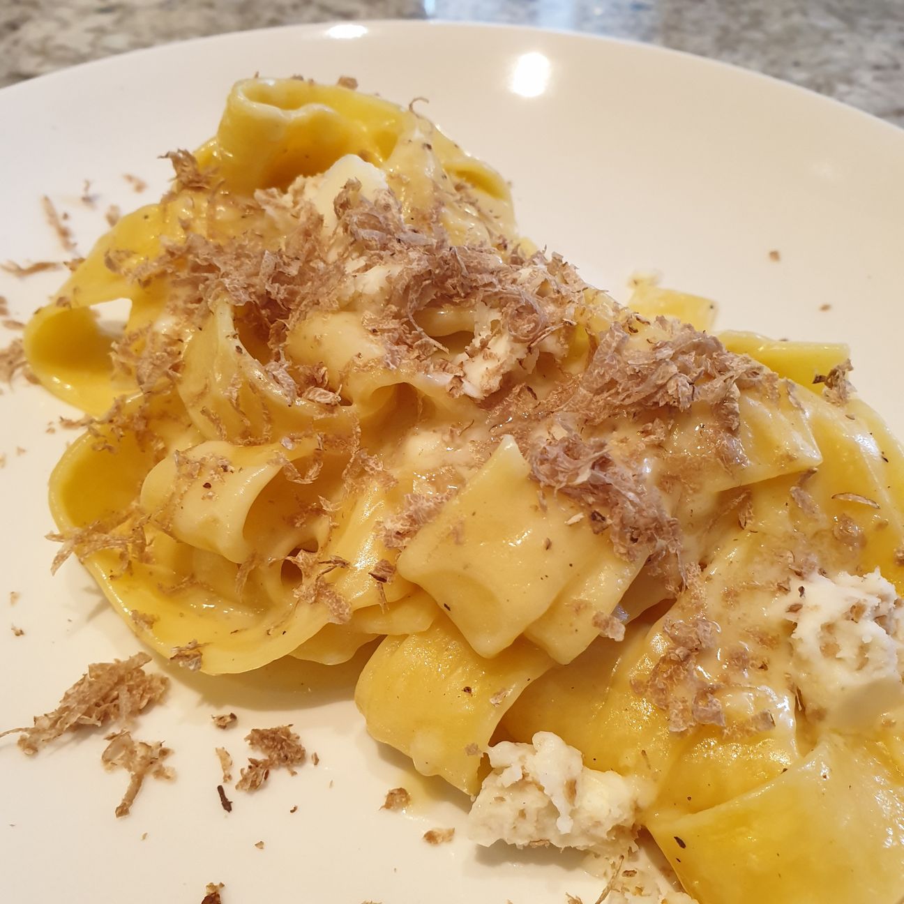 Pappardelle al tartufo bianco d'Alba