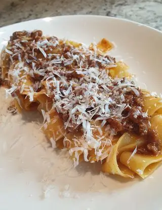 Ricetta Pappardelle all'anatra con ricotta salata affumicata di robertobabbilonia