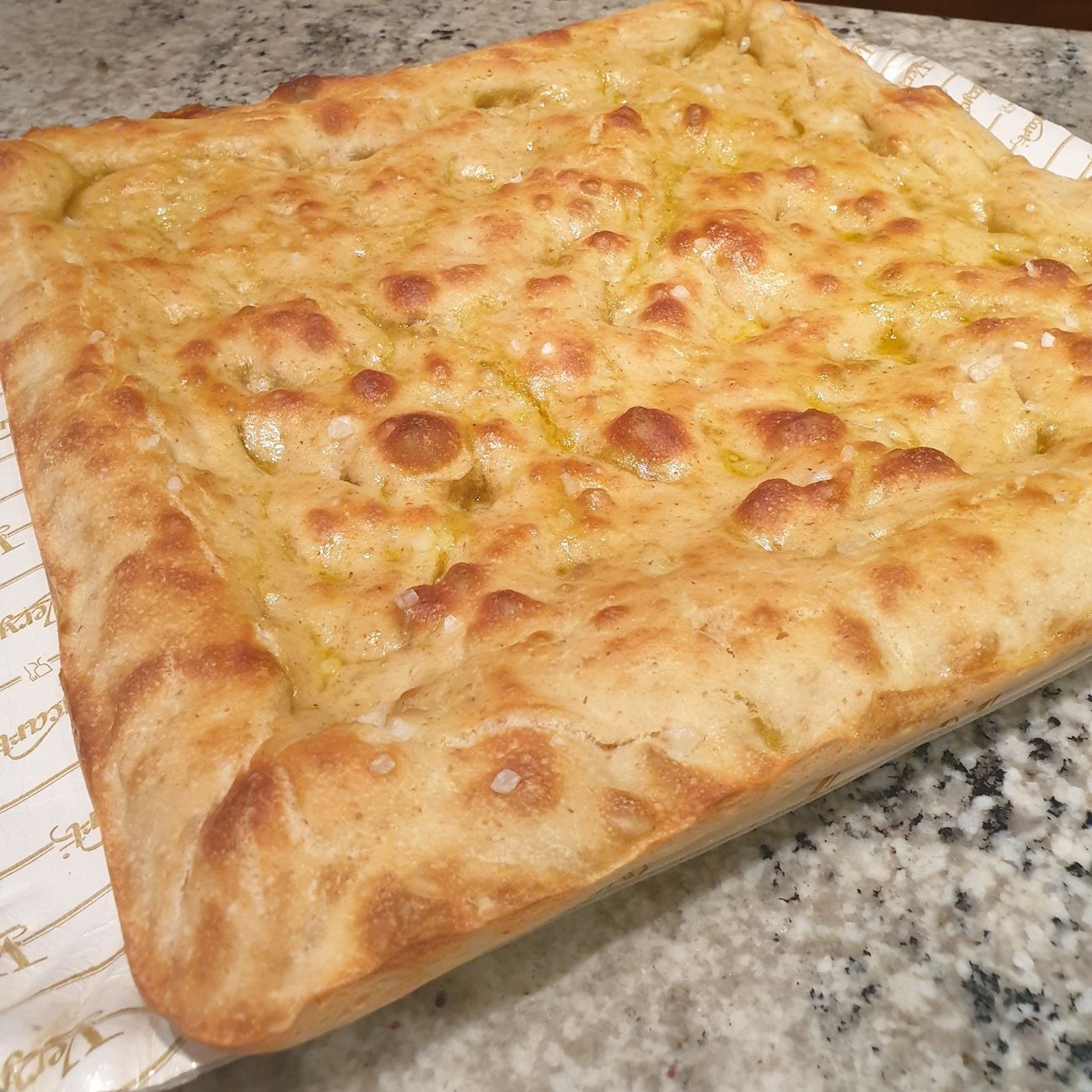 Pizza bianca al sale