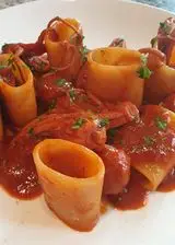 Ricetta Paccheri con moscardini in guazzetto