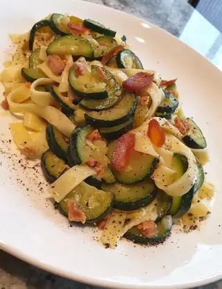 Ricetta Tagliatelle zucchine e bottarga di robertobabbilonia