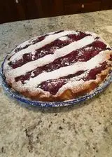 Ricetta Crostata con frolla montata alla confettura di amarene