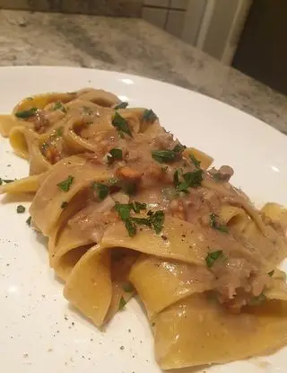 Ricetta Pappardelle con acciughe, noci e pecorino di robertobabbilonia