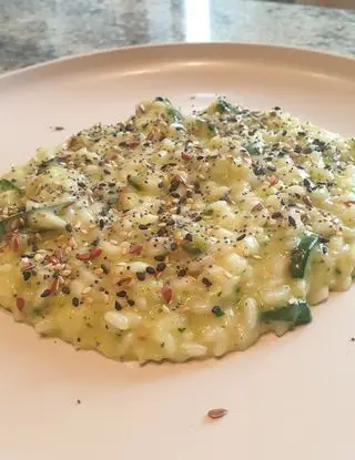 Ricetta Risotto alle zucchine con semi di sesamo e lino di robertobabbilonia