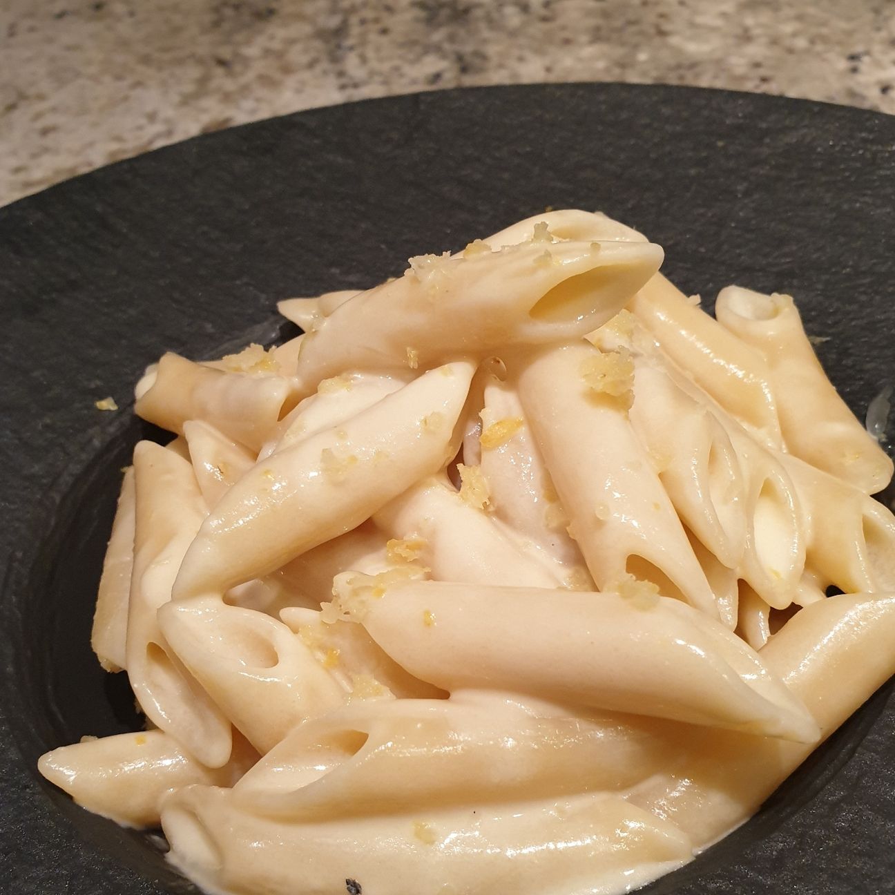 Penne olio e parmigiano