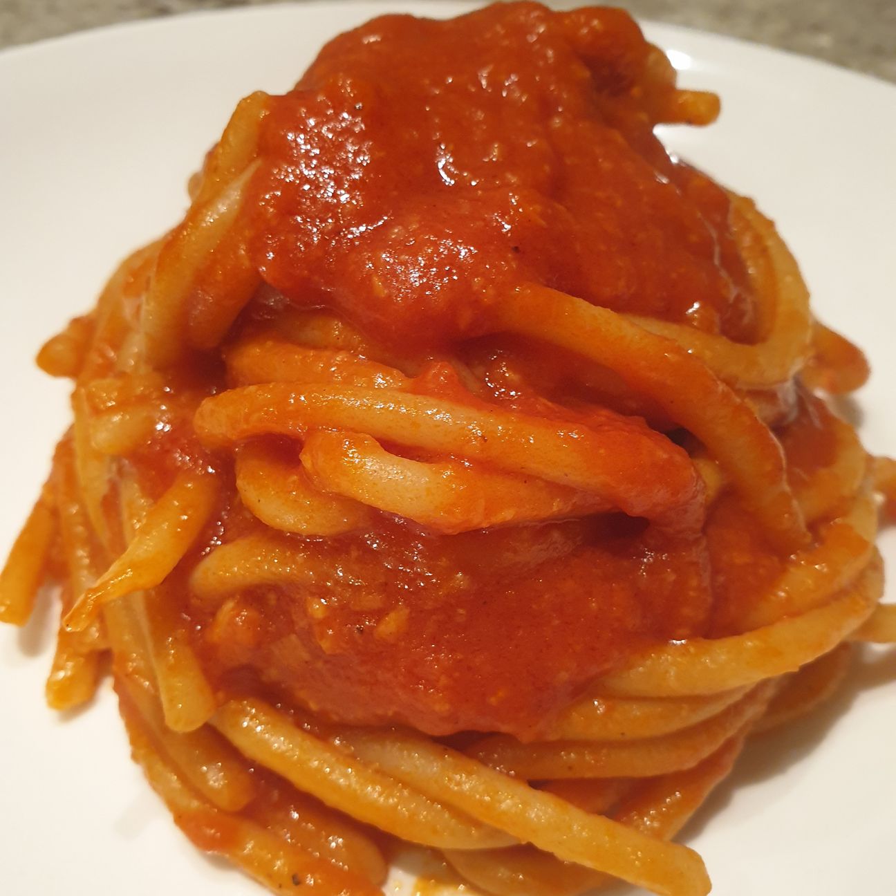 Pici all'aglione della Valdichiana