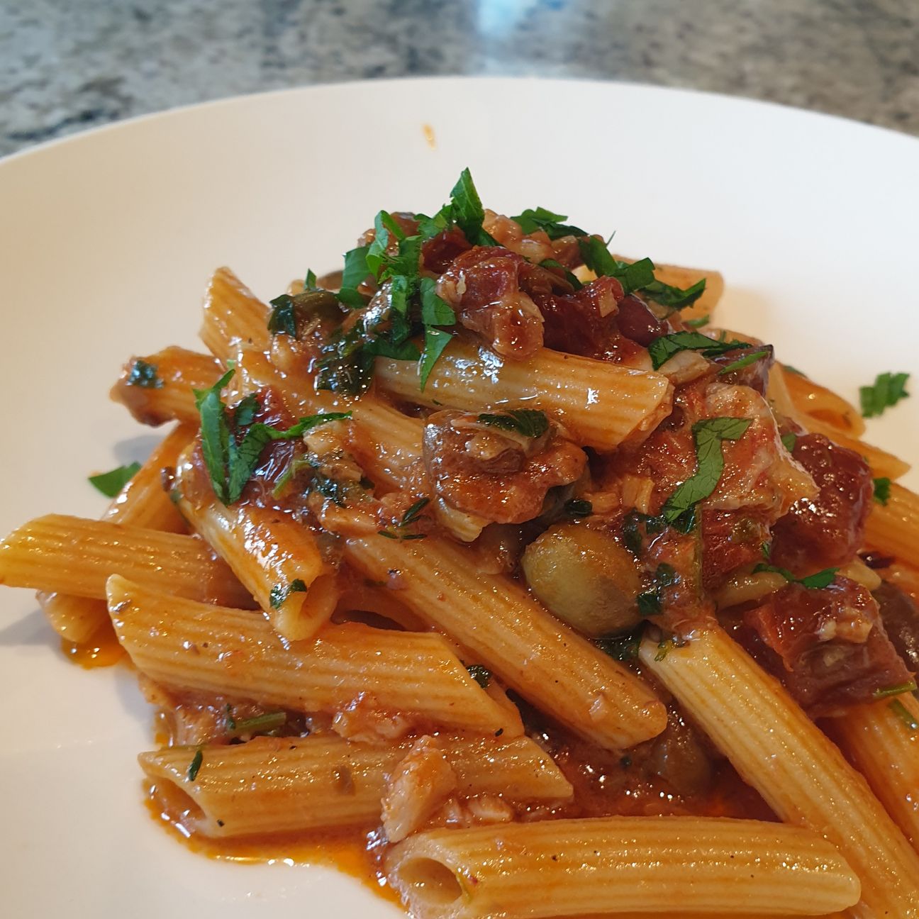 Penne al ragù di scorfano