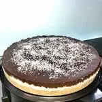 Ricetta Cheesecake cocco e cioccolato senza cottura