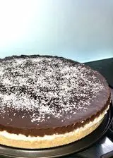 Ricetta Cheesecake cocco e cioccolato senza cottura