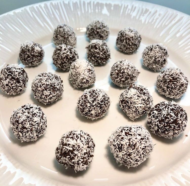 Palline di cocco e cioccolato 🍫