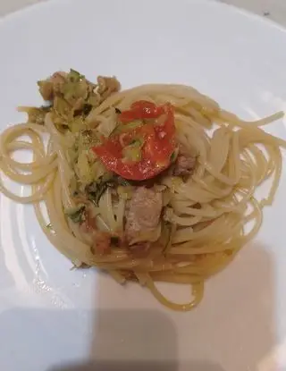 Ricetta Spaghetti tonno e zucchine trifolate di monello