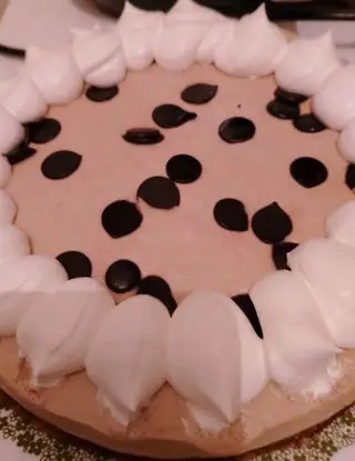 Ricetta Cheescake al Caffè con confetti di cioccolato e spumoni di panna di monello