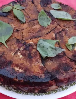 Ricetta Tortino di melanzane al gratin farcito di pasta alla contadina di monello