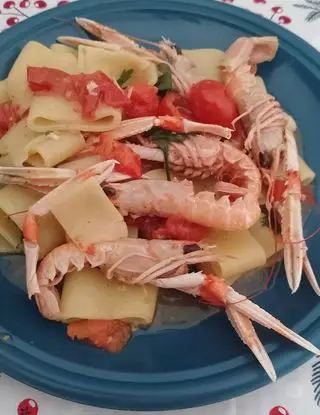 Ricetta Calamarata con sugo agli scampi di monello