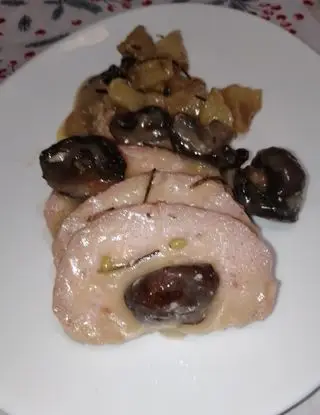 Ricetta Polpettone al forno con patate e funghi di stagione glassato al vino bianco di monello