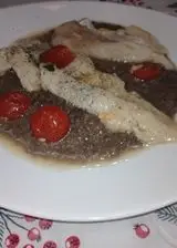 Ricetta Filetto di Merluzzo su un letto di lenticchie