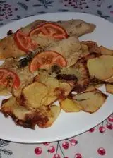 Ricetta Filetto di merluzzo gratinato con patate chips